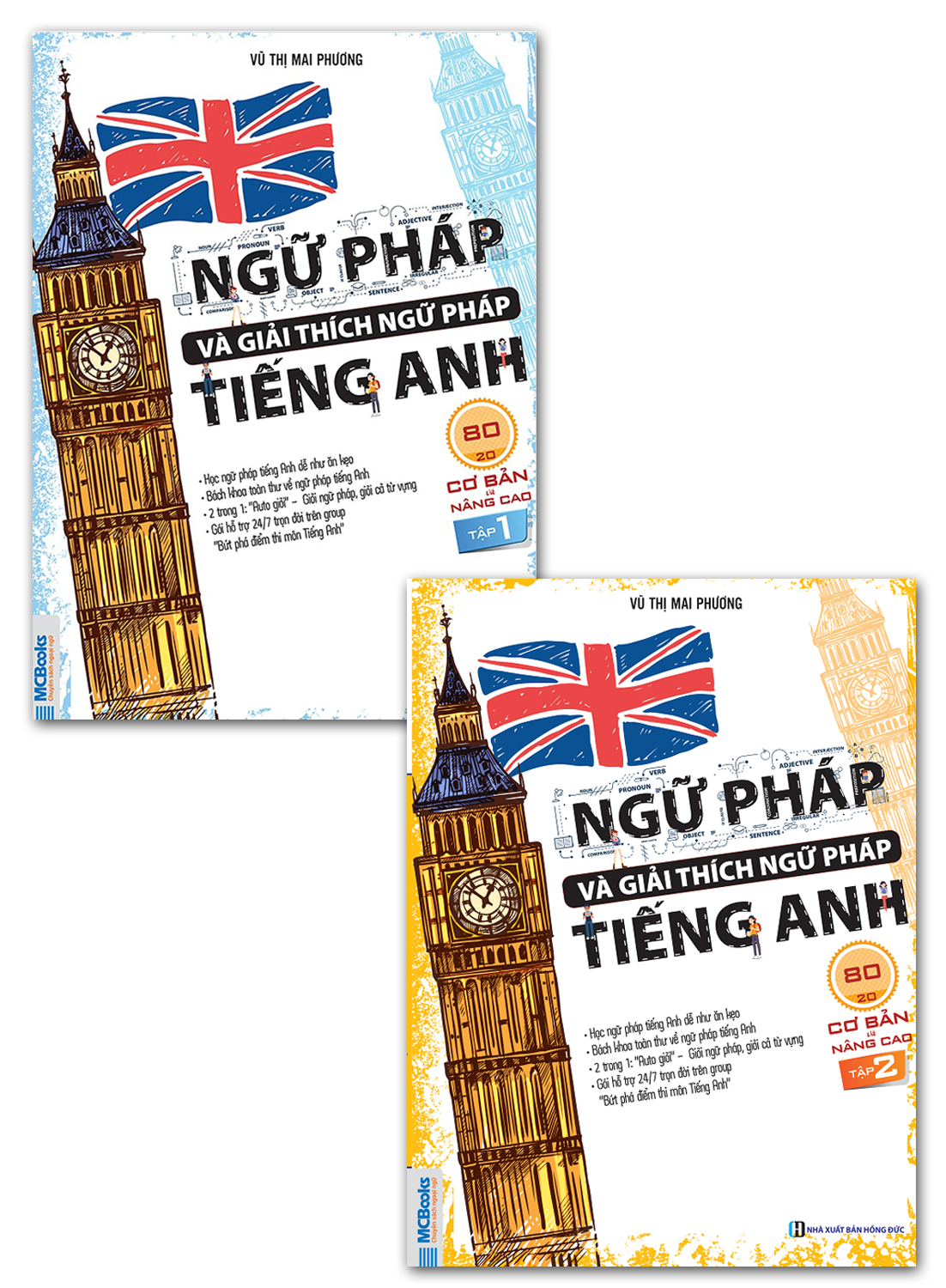 Combo Ngữ Pháp Và Giải Thích Ngữ Pháp Tiếng Anh Cơ Bản Và Nâng Cao 80/20 ( Tập 1 + Tập 2 ) PDF