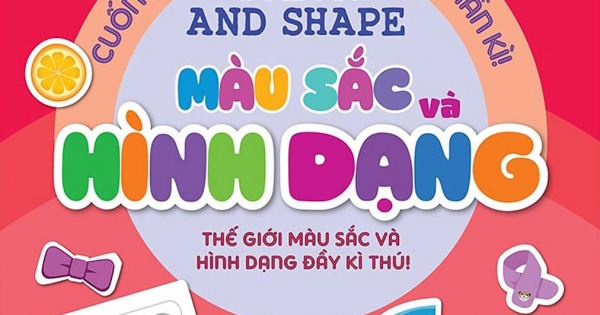 Cuốn Sách Tô Màu, Dán Hình Thần Kì - Màu Sắc, Hình Dạng