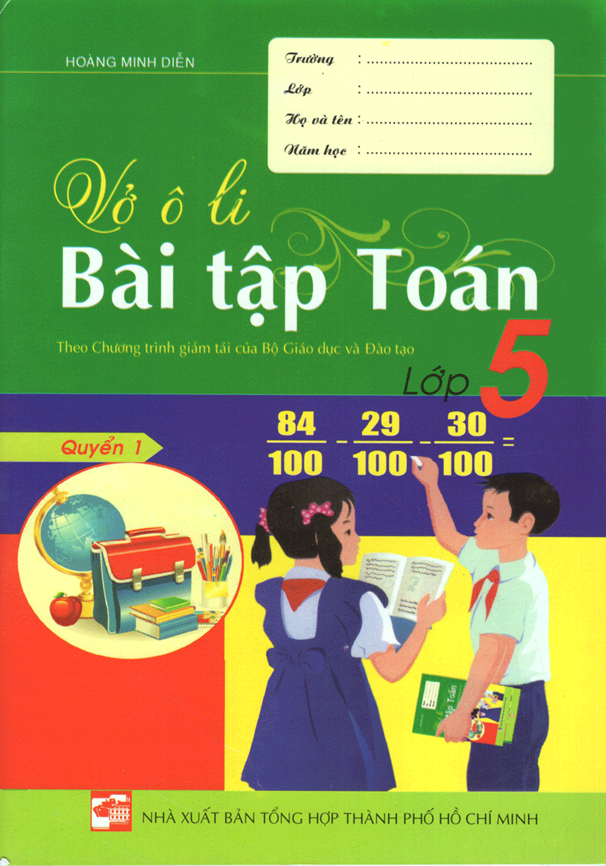 Vở Ô Li Bài Tập Toán Lớp 5 - Quyển 1 - HA 