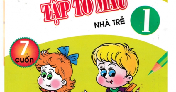 Bộ Túi Tập Tô Màu Nhà Trẻ Tập 1 (7 Cuốn)