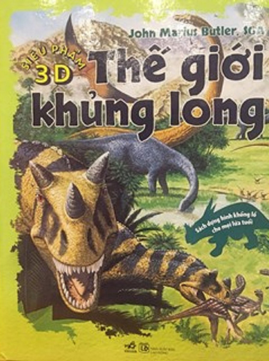 Siêu Phẩm 3D - Thế Giới Khủng Long (Sách Dựng Hình 3D Kèm Book Mark Giga)