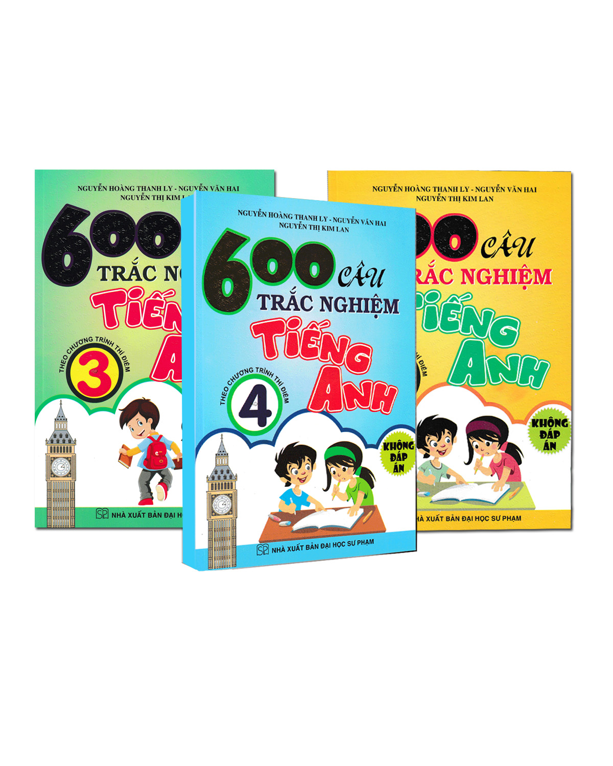 Combo 600 Câu Trắc Nghiệm Tiếng Anh Lớp 3 - 4 - 5 (Theo Chương Trình Thí Điểm) - Không Đáp Án