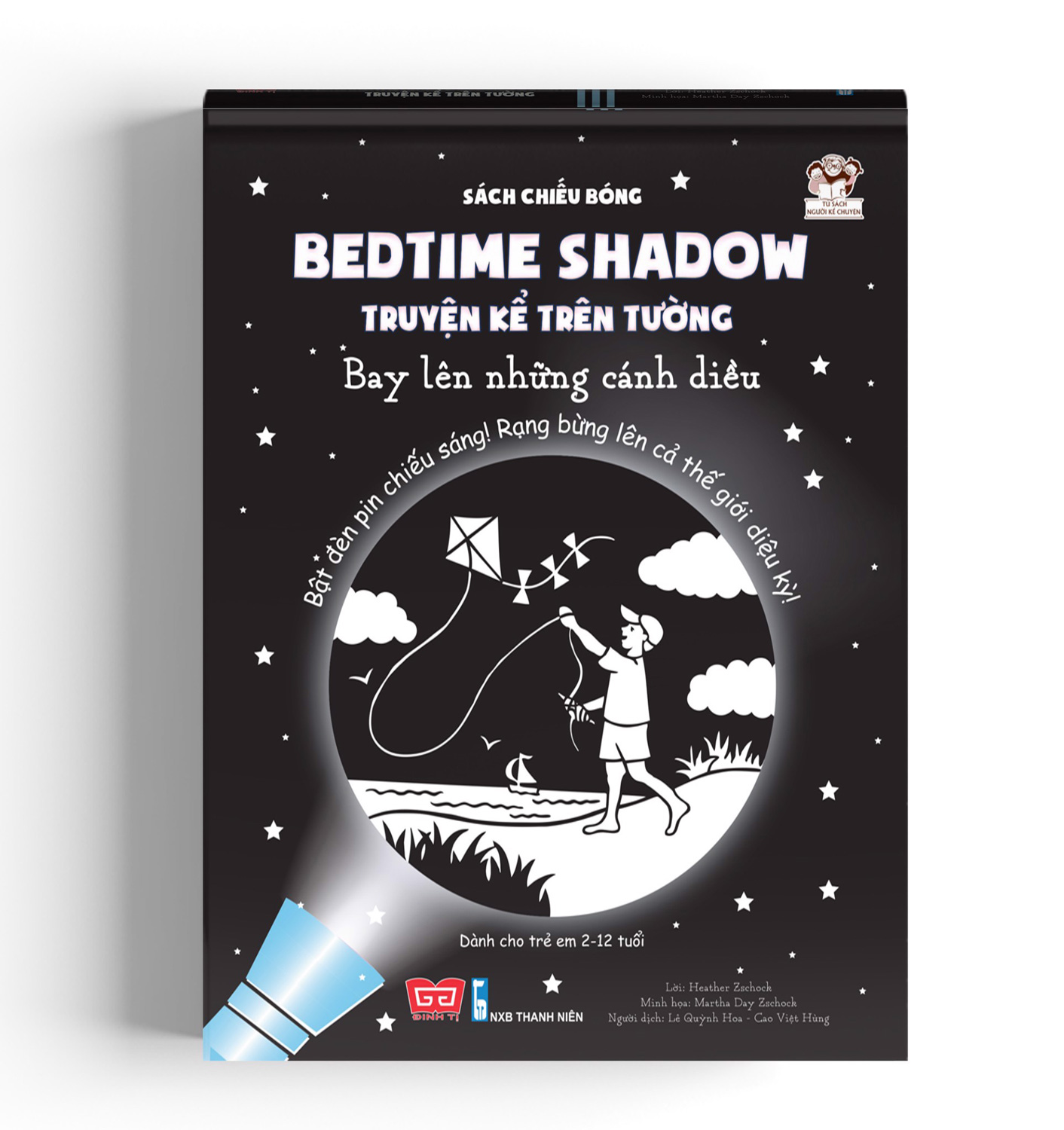 Sách Chiếu Bóng - Bedtime Shadow - Truyện Kể Trên Tường - Bay Lên Những Cánh Diều 