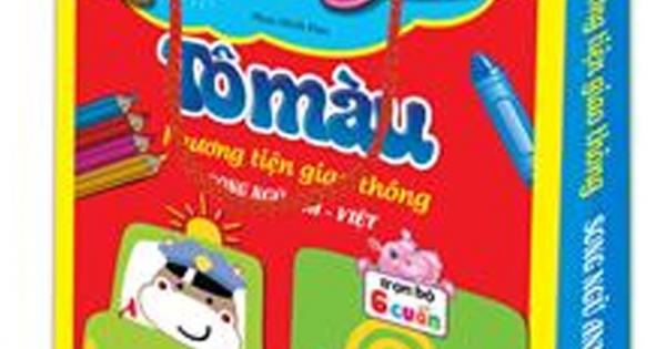 Túi Tô Màu Phương Tiện Giao Thông (Song Ngữ Anh-Việt) Trọn Bộ 6 Cuốn