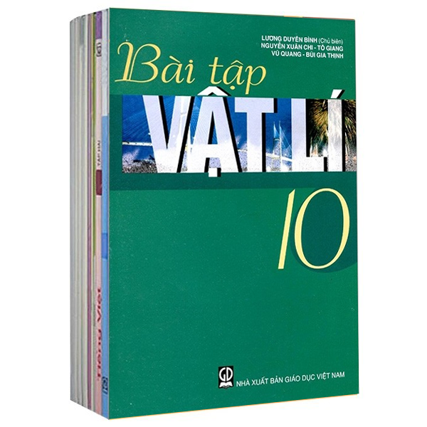 Bộ Sách Giáo Khoa Lớp 10 - Sách Bài Tập (Bộ 12 Cuốn)