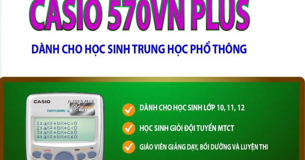 Chuyên Đề Bồi Dưỡng Học Sinh Giỏi Giải Toán Trên Máy Tính Cầm Tay Casio 570VN Plus - THPT