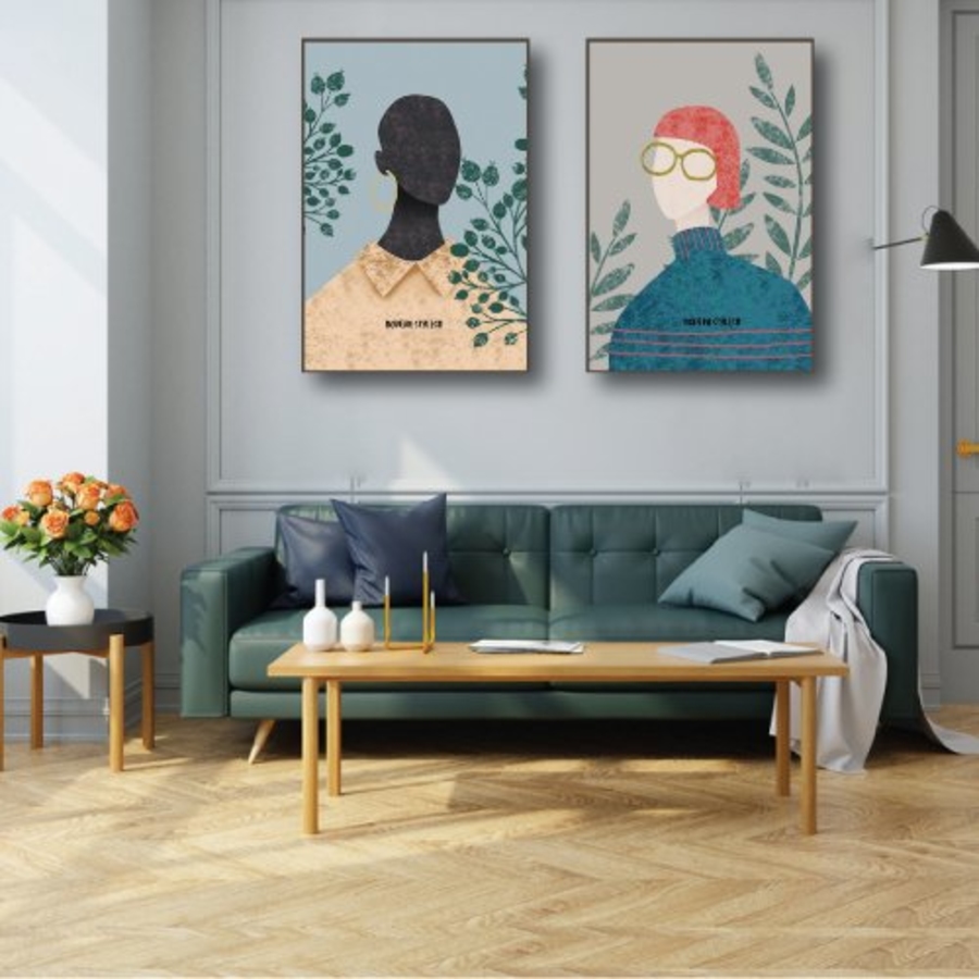 Tranh Treo Tường Cô Gái Nghệ Thuật 6 (40X60Cm)