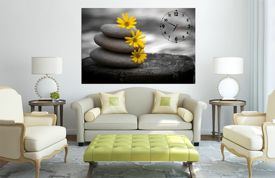Tranh Đồng Hồ Spa 8 (40X60Cm)