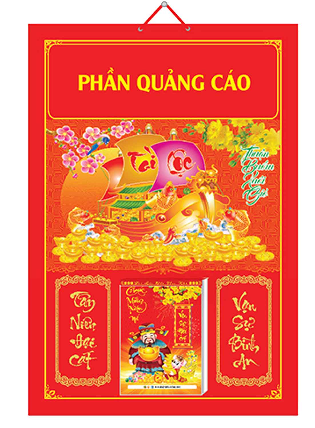 Bìa Treo Lịch Chiết Quang Điển Hình (40x60cm) Gắn Bloc Lịch 2020 - NS193