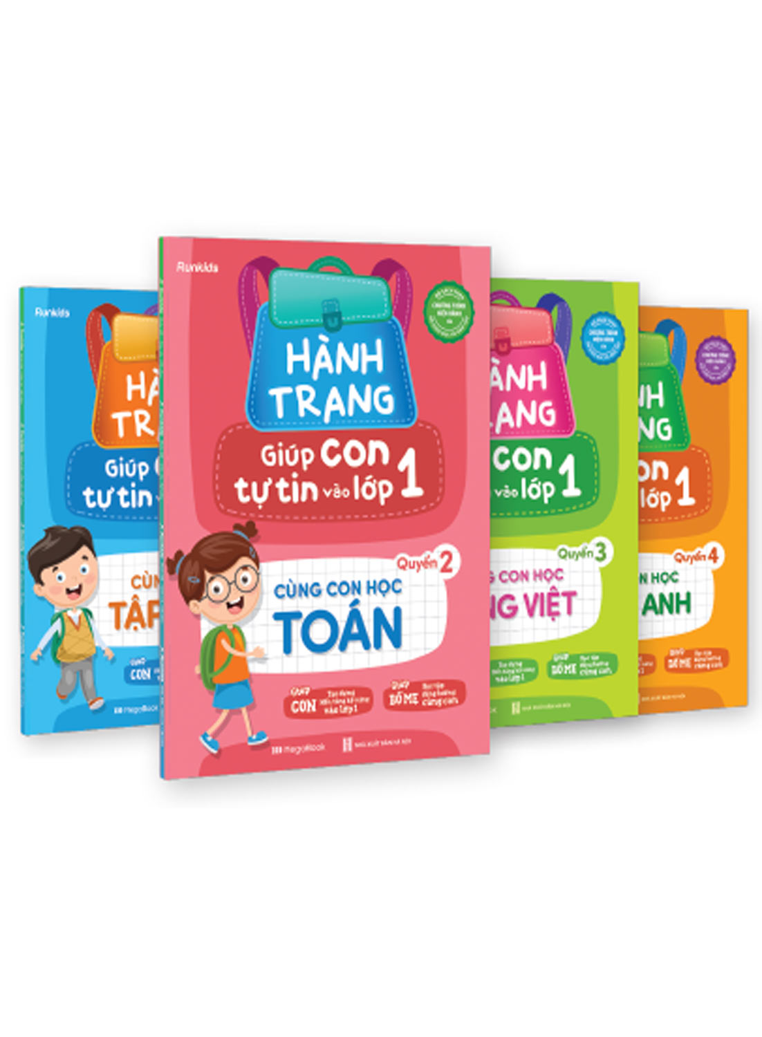 Combo 4 Cuốn Hành Trang Giúp Con Tự Tin Vào Lớp 1