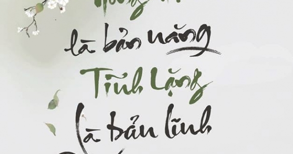 Nóng Giận Là Bản Năng, Tĩnh Lặng Là Bản Lĩnh