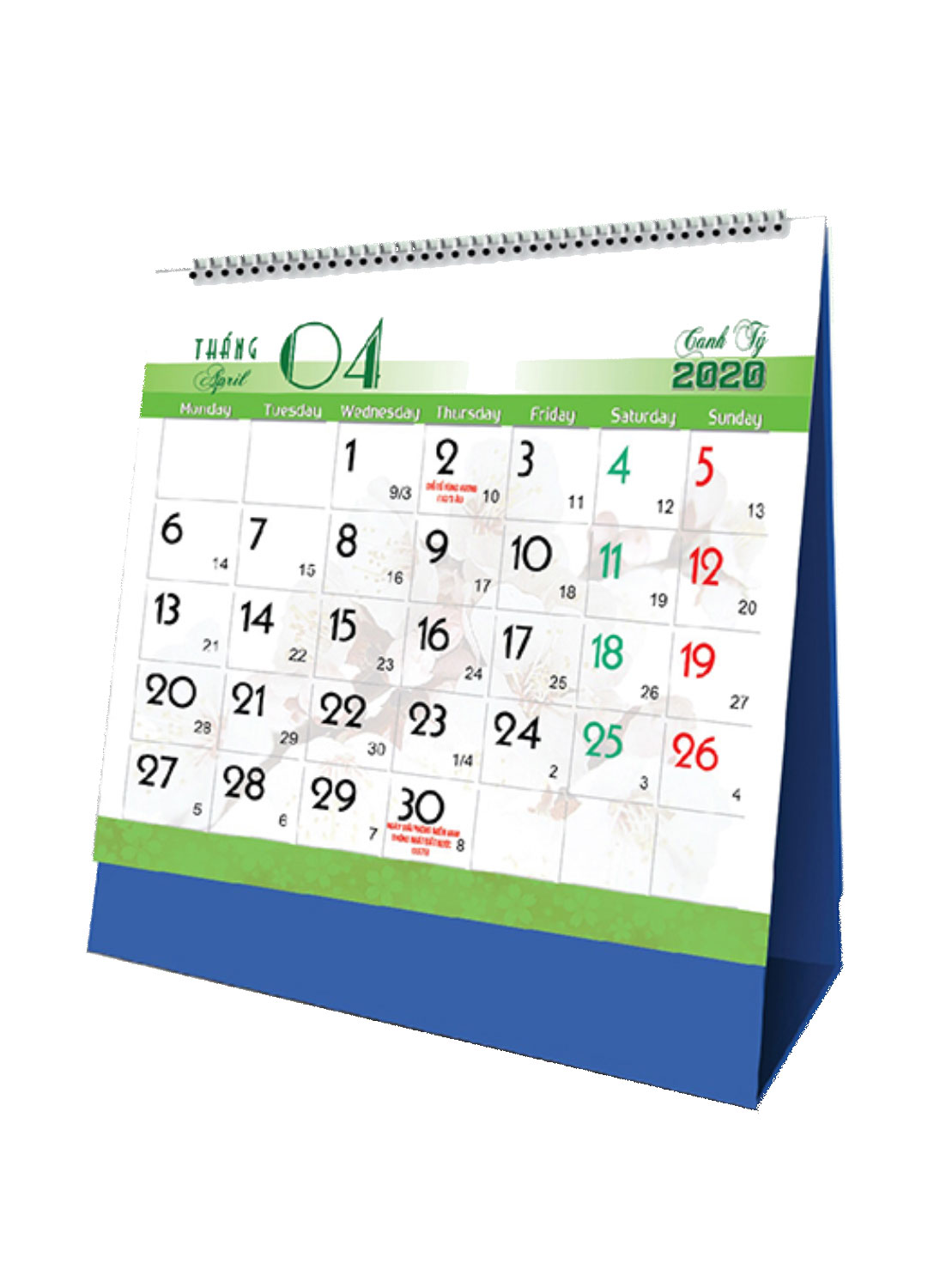 Lịch Để Bàn Chữ A 2020 (17X19 Cm) - Biển Đảo Quê Hương NS29