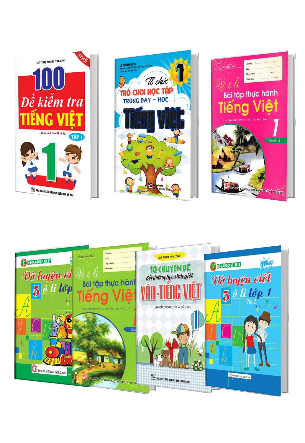 Combo Sách Tham Khảo Bổ Trợ Kiến Thức Tiếng Việt Lớp 1