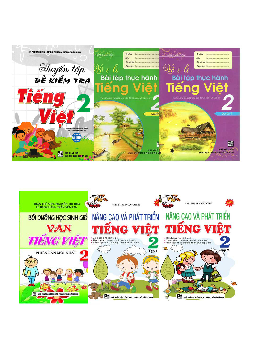 Combo Sách Tham Khảo Bổ Trợ Kiến Thức Tiếng Việt Lớp 2