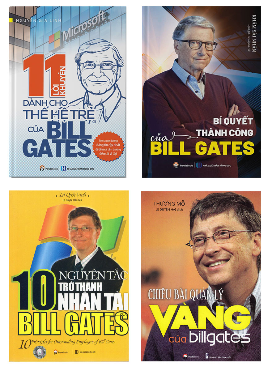 Combo Bí Quyết Thành Công Và Giàu Có Tuyệt Mật Của Bill Gates