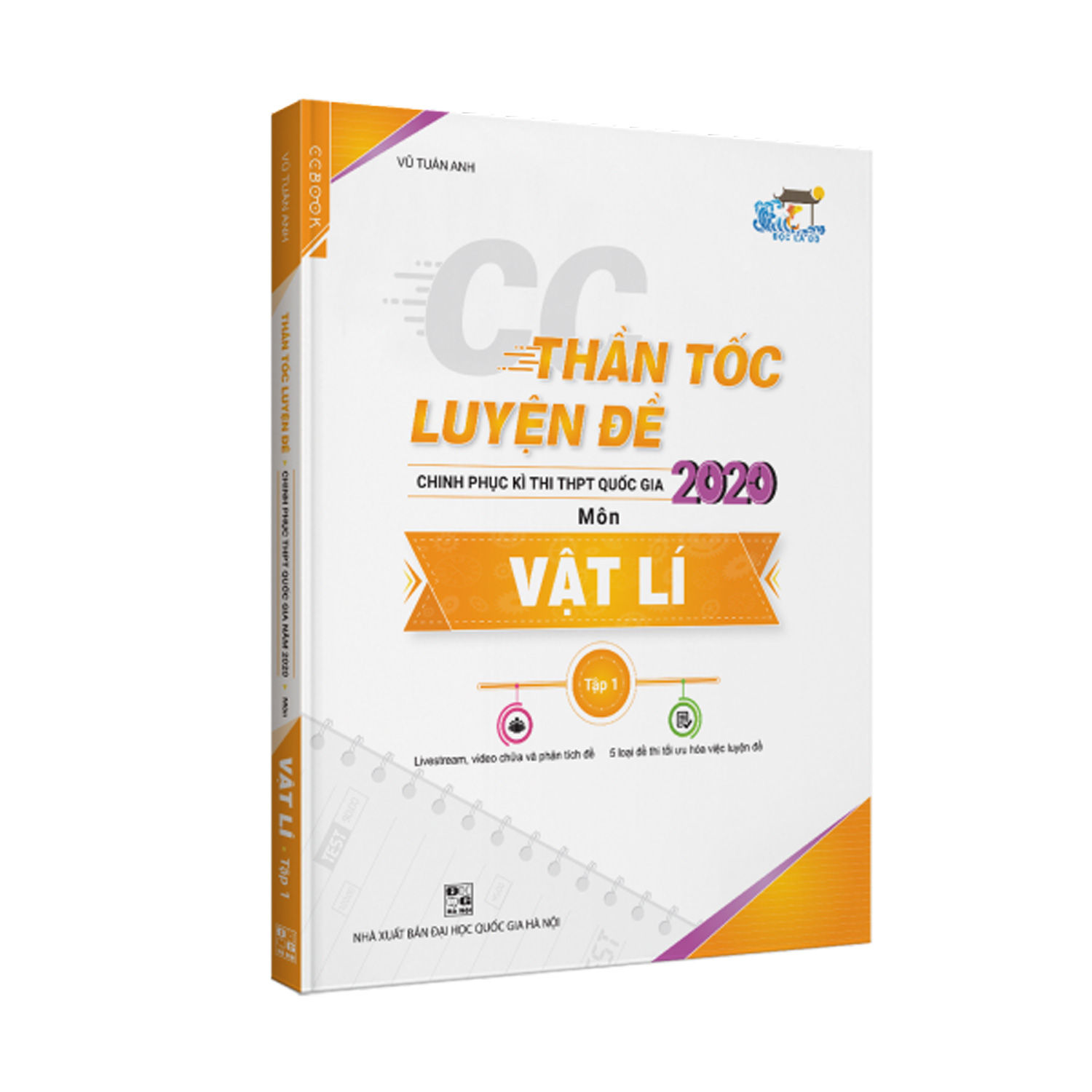 CC Thần Tốc Luyện Đề 2020 Môn Vật Lí Tập 1 - Sách Bộ Đề Thi THPT Quốc Gia 2020