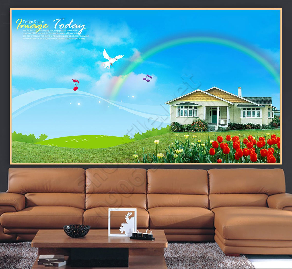 Tranh 3D Cầu Vồng - NS1446