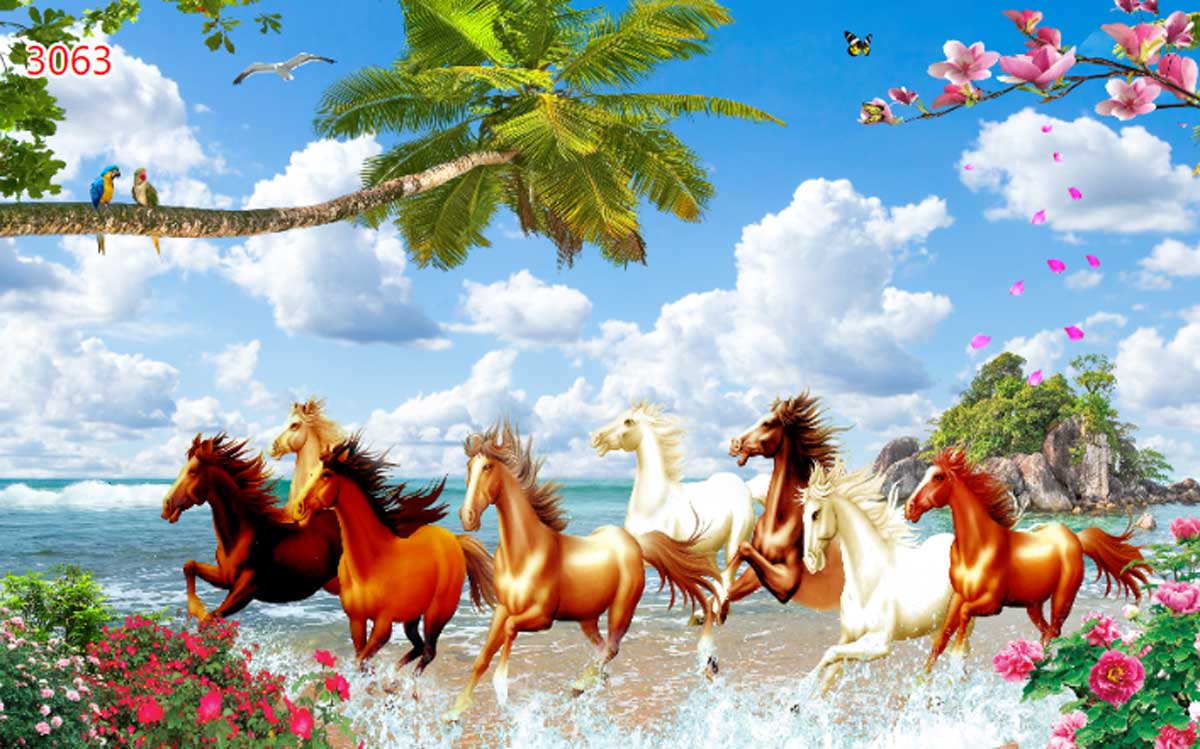 Tranh Bát Mã - TP3063