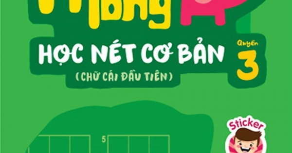 Cùng Khủng Long Học Nét Cơ Bản (Bé Trai) - Quyển 3