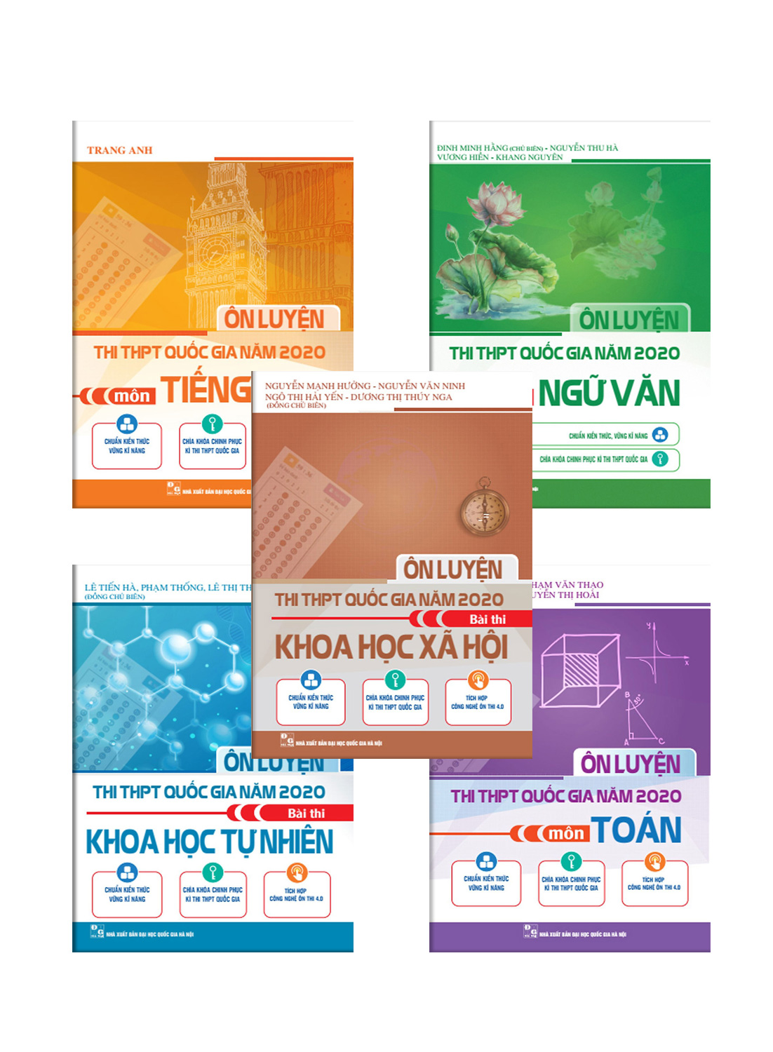 Combo 5 Cuốn Ôn Luyện Thi Thpt Quốc Gia Năm 2020