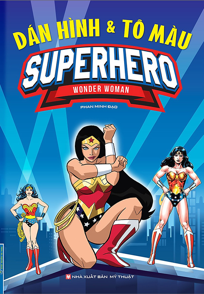Dán Hình & Tô Màu Superhero Wonder Woman
