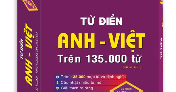 Từ Điển Anh - Việt Trên 135000 Từ