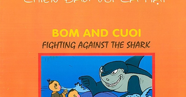 Truyện Tranh Song Ngữ Việt - Anh Bờm Và Cuội - Chiến Đấu Với Cá Mập