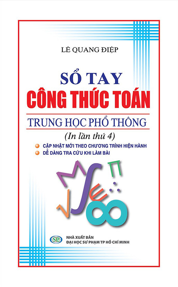 Sổ Tay Công Thức Toán THPT