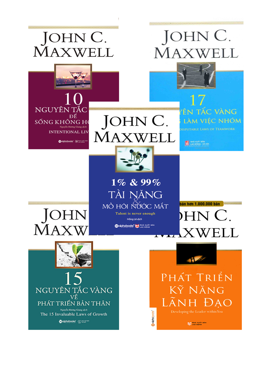 Combo Sách Hay Nhất Của John C.Maxwell Về Phát Triển Toàn Diện Bản Thân