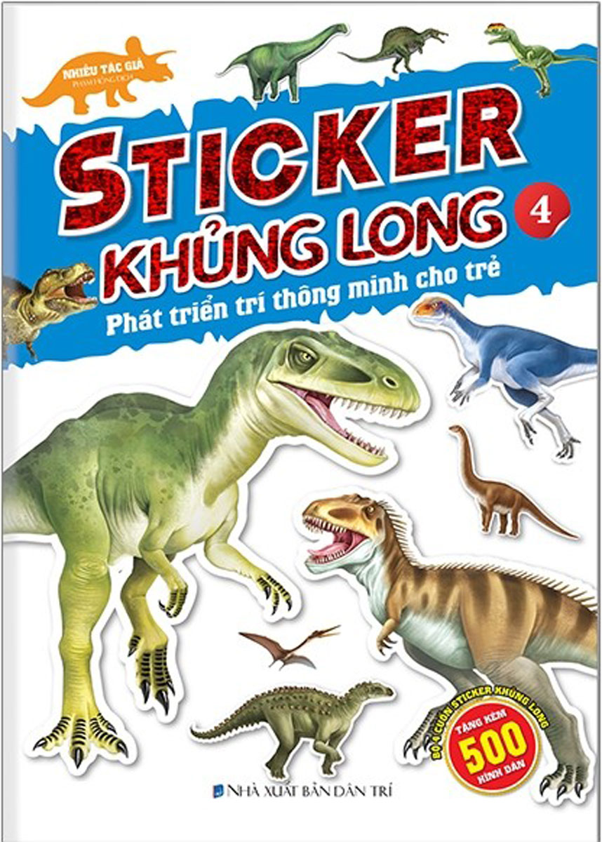 Sticker Khủng Long - Phát Triển Trí Thông Minh Cho Trẻ 4 