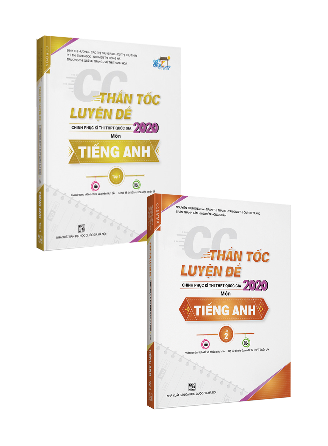 Combo CC Thần Tốc Luyện Đề 2020 Môn Tiếng Anh (Tập 1+Tập 2)