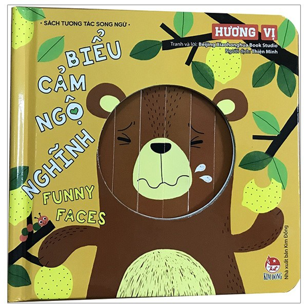 Sách Tương Tác Song Ngữ - Biểu Cảm Ngộ Nghĩnh - Funny Faces: Hương Vị