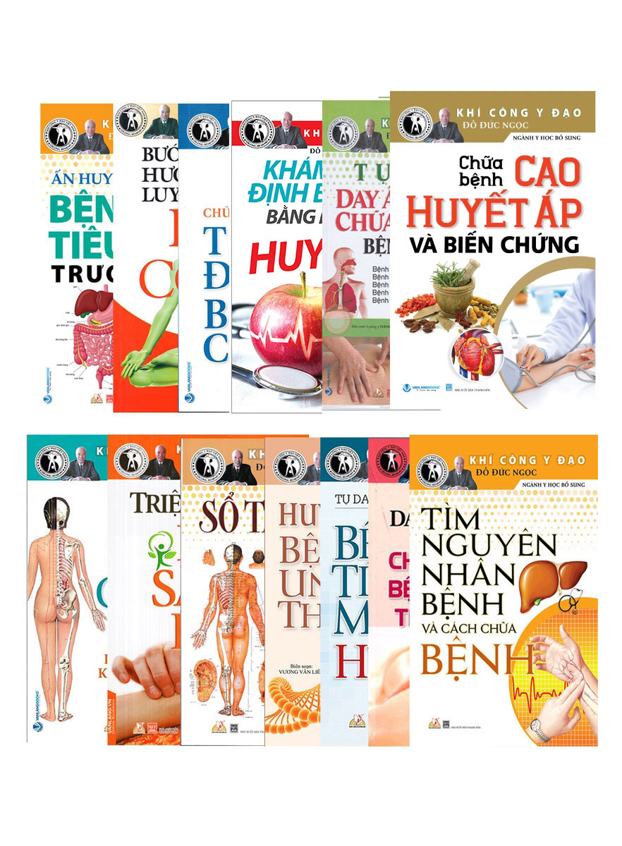 Combo Sách Khí Công Y Đạo - Ngành Y Học Bổ Sung (13 Cuốn)