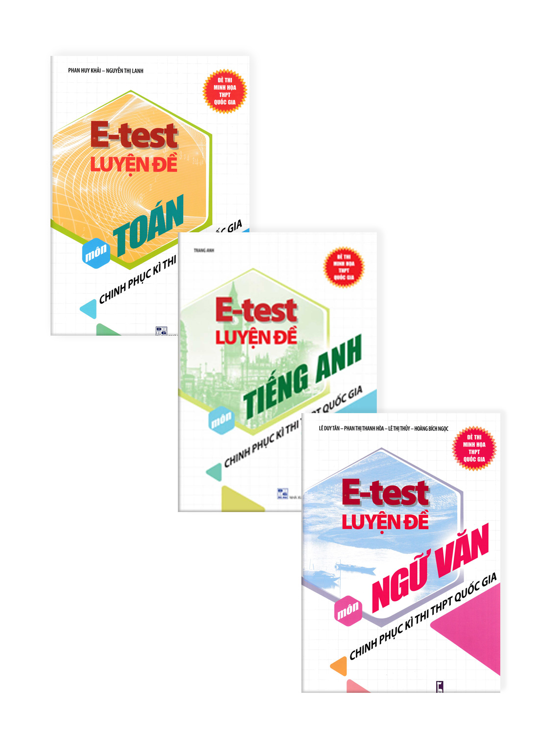 Combo Sách E - Test Luyện Đề Chinh Phục Kì Thi Thpt Quốc Gia Khối D: Toán - Văn - Anh