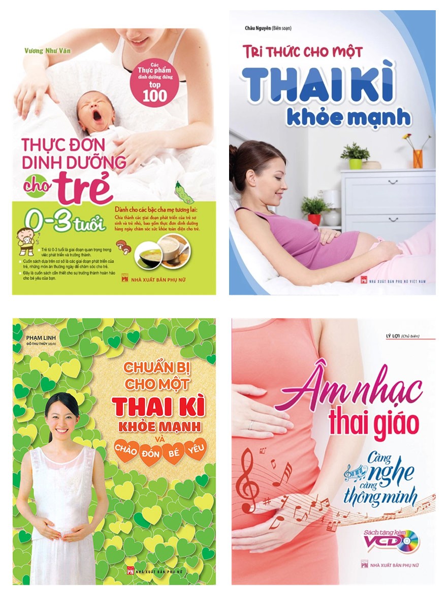 Combo Sách Mẹ Nên Chọn Sách Thai Giáo Như Thế Nào ? (4 Cuốn)
