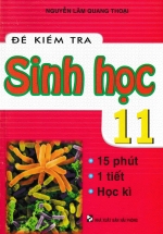 Đề Kiểm Tra Sinh Học 11 - 15 Phút, 1 Tiết, Học Kì