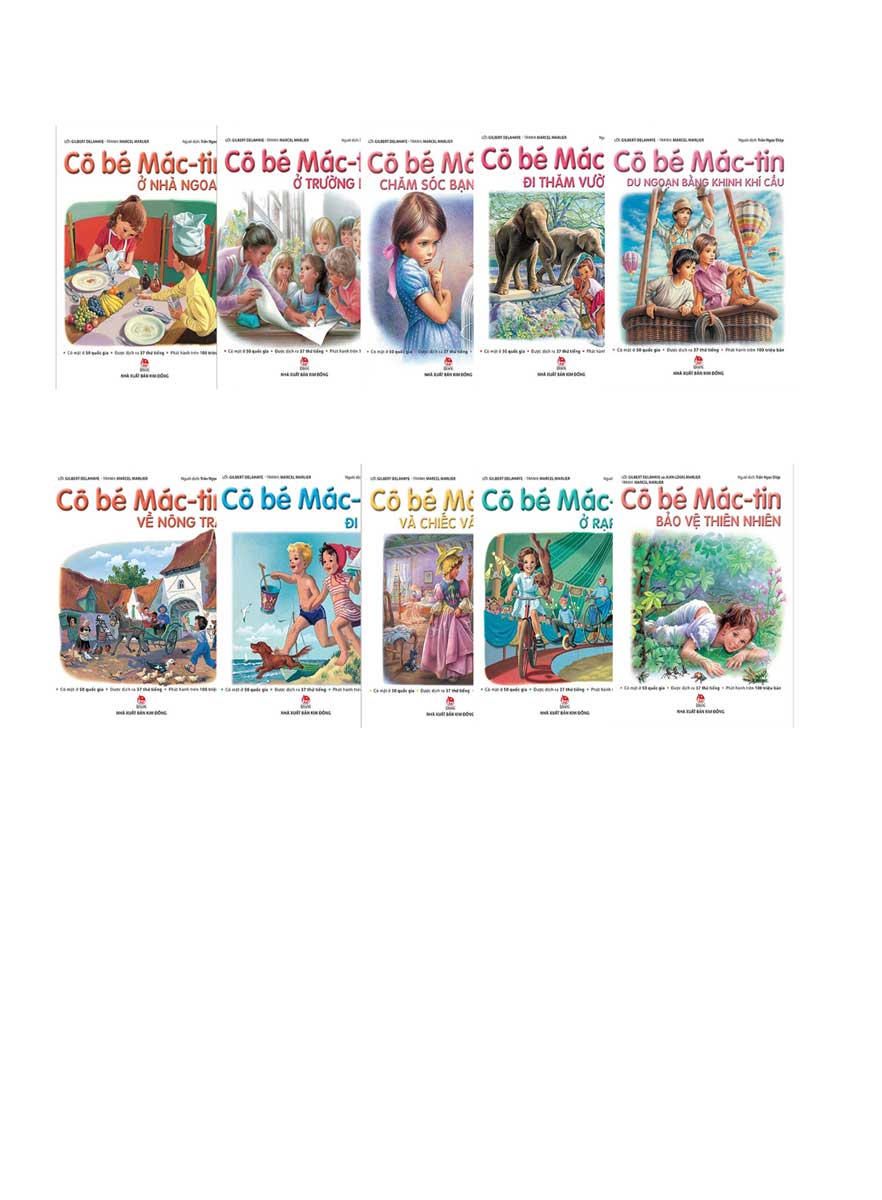 Combo Cô Bé Mác - Tin (10 Cuốn)