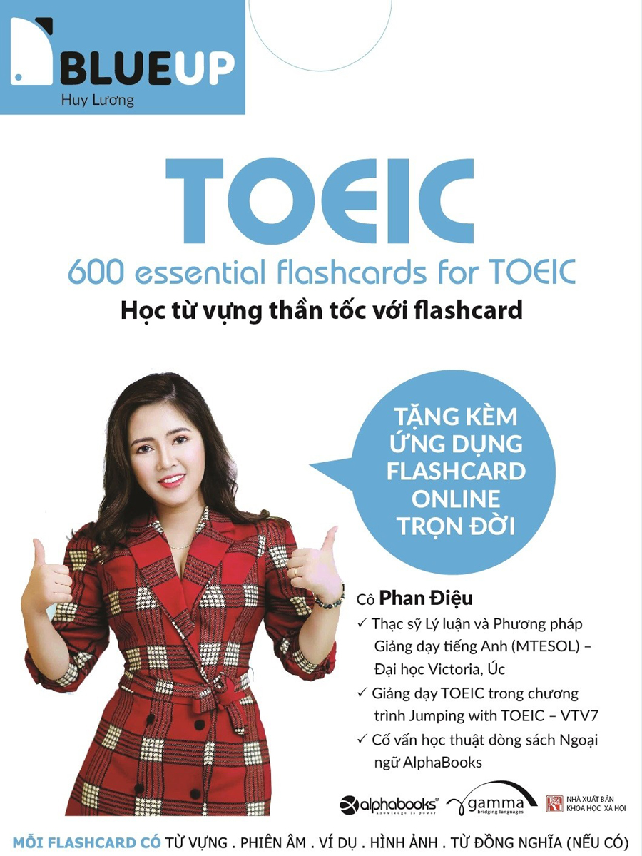 Blue Up - 600 Essential Flashcards For Toeic