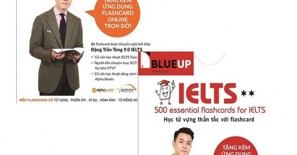 Trọn Bộ Blue Up - 1100 Essential Flashcards For Ielts