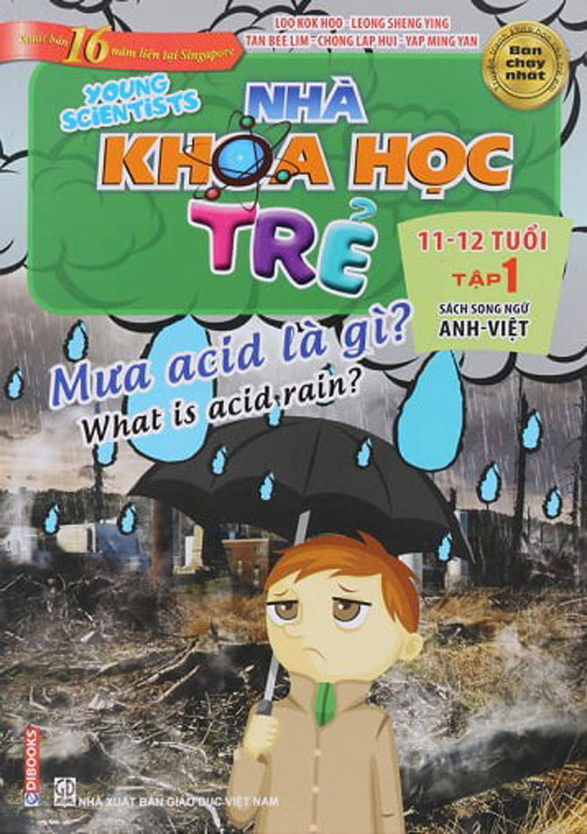 Sách Song Ngữ Nhà Khoa Học Trẻ Tập 1: Mưa Acid Là Gì ( 11 - 12 Tuổi )