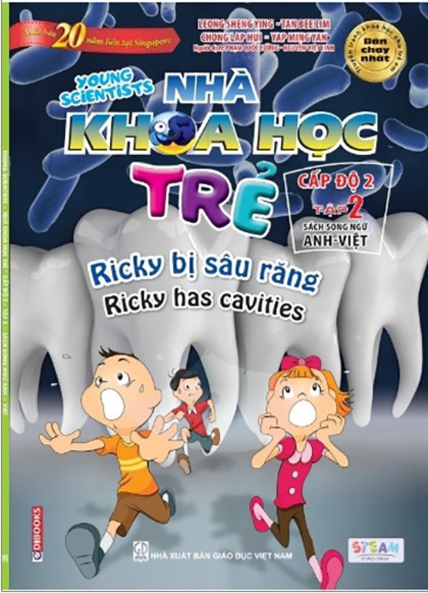 Sách Song Ngữ Nhà Khoa Học Trẻ - Tập 2: Ricky Bị Sâu Răng (9-10 Tuổi)