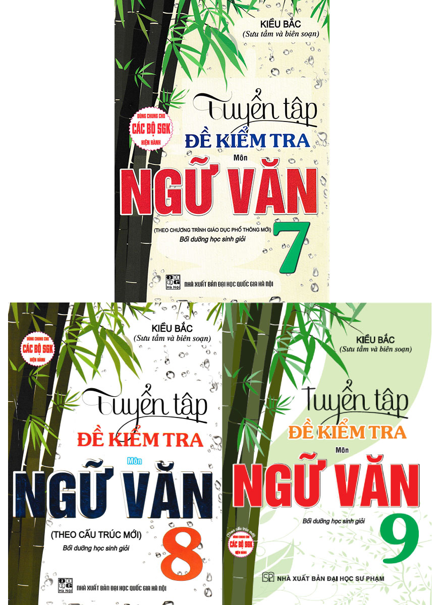 Combo Tuyển Tập Đề Kiểm Tra Môn Ngữ Văn Bồi Dưỡng Học Sinh Giỏi Lớp 7, 8, 9 (Dùng Chung Cho Các Bộ Sgk Hiện Hành)
