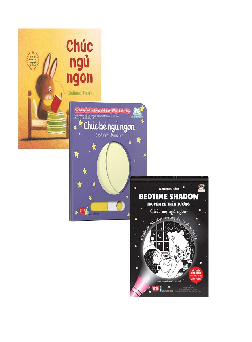 Combo Sách Tương Tác Cho Trẻ 0 - 3 Tuổi Giúp Ngủ Ngon Hơn
