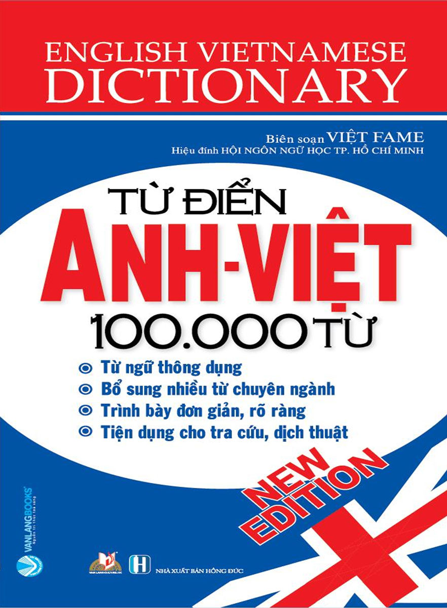 Từ Điển Anh Việt 100.000 Từ ( Văn Lang )