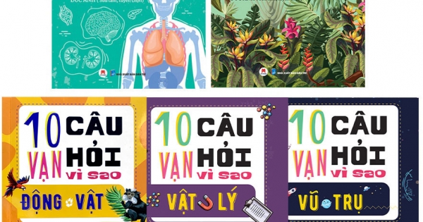 Trọn Bộ 5 Cuốn 10 Vạn Câu Hỏi Vì Sao: Vũ Trụ Vật Lý Con Người Thực Vật Động Vật
