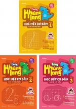 Combo Cùng Khủng Long Học Nét Cơ Bản -  Bé Gái (Bộ 3 Cuốn)
