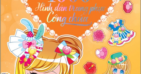 1000 Hình Dán Trang Phục Công Chúa Vương Quốc Hoa - Công chúa Hoa Lan Hồ Điệp