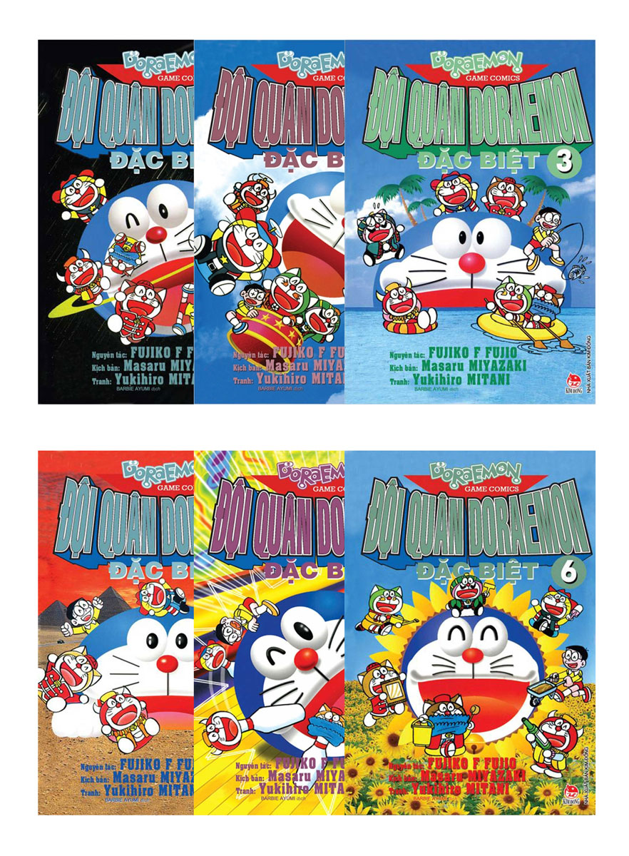 Combo Đội Quân Doraemon Đặc Biệt (Tập 1 Đến Tập 6)