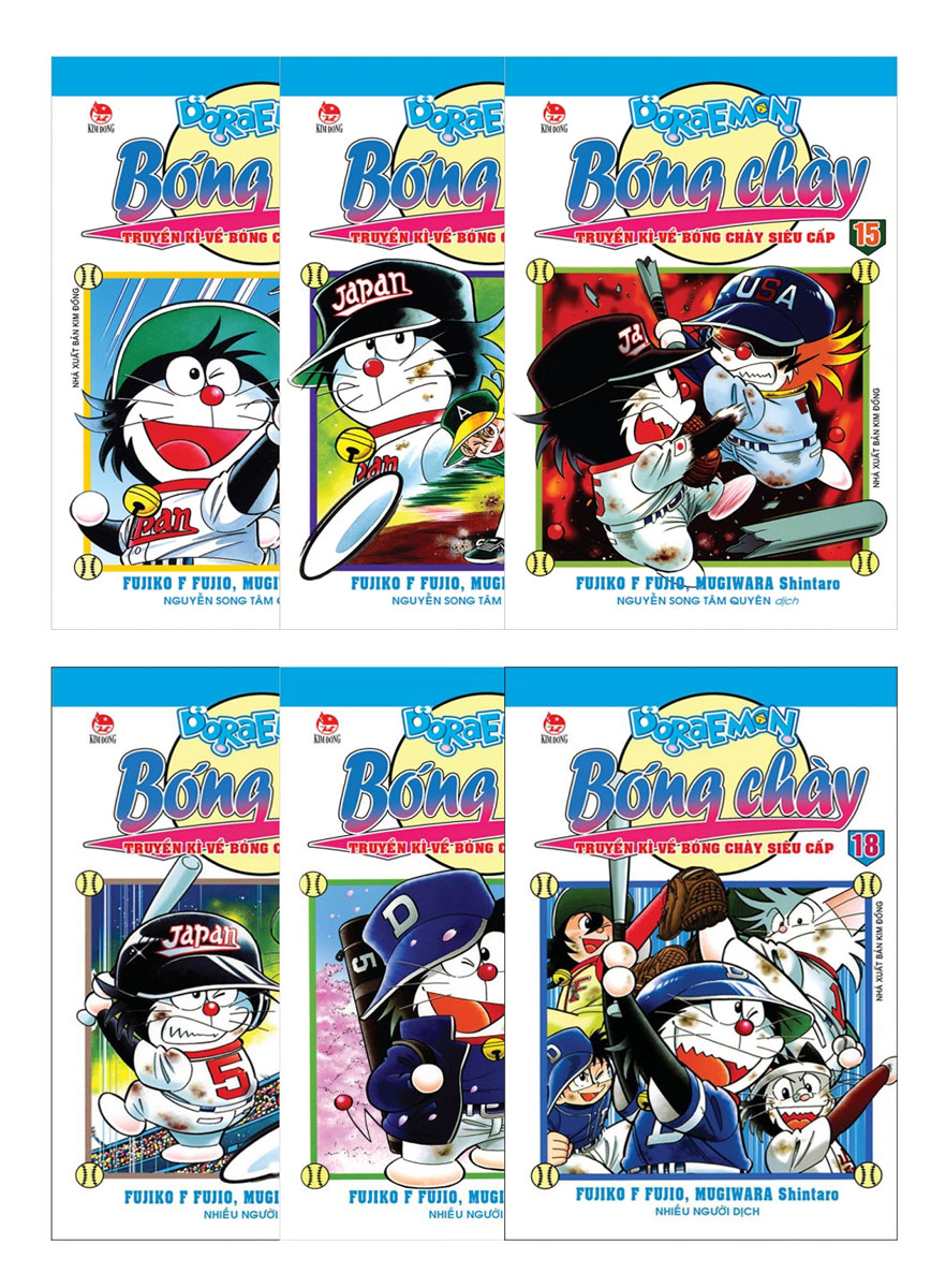 Combo Doraemon Bóng Chày - Truyền Kì Về Bóng Chày Siêu Cấp (Từ Tập 13 - Tập 18)