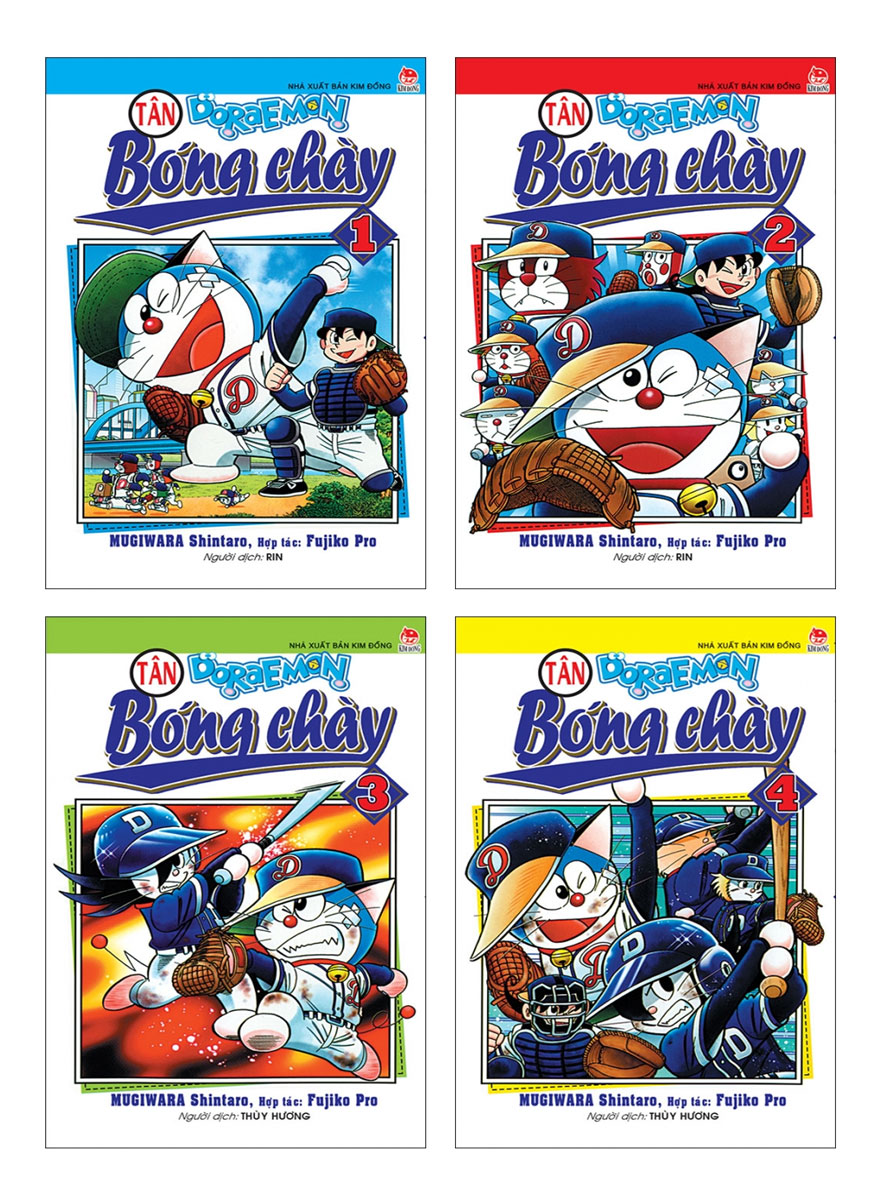 Combo Tân Doraemon Bóng Chày (Trọn Bộ 4 Cuốn)